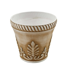 صورة KD9905WP+255W  /  إناء  زينه لون بيج سنبلة فاخر