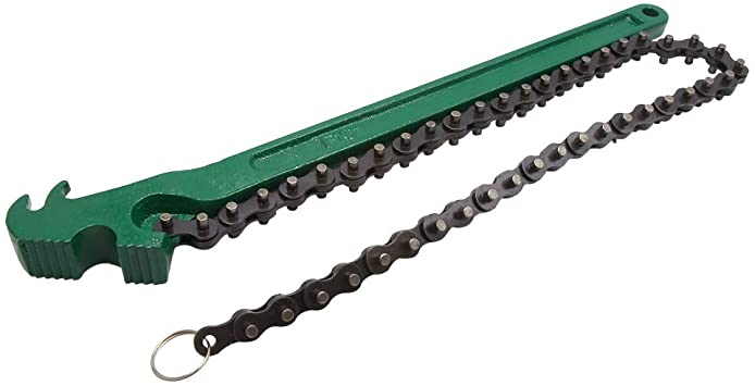 صورة مفتاح جنزير 16 " - oil filter wrench chain green handle