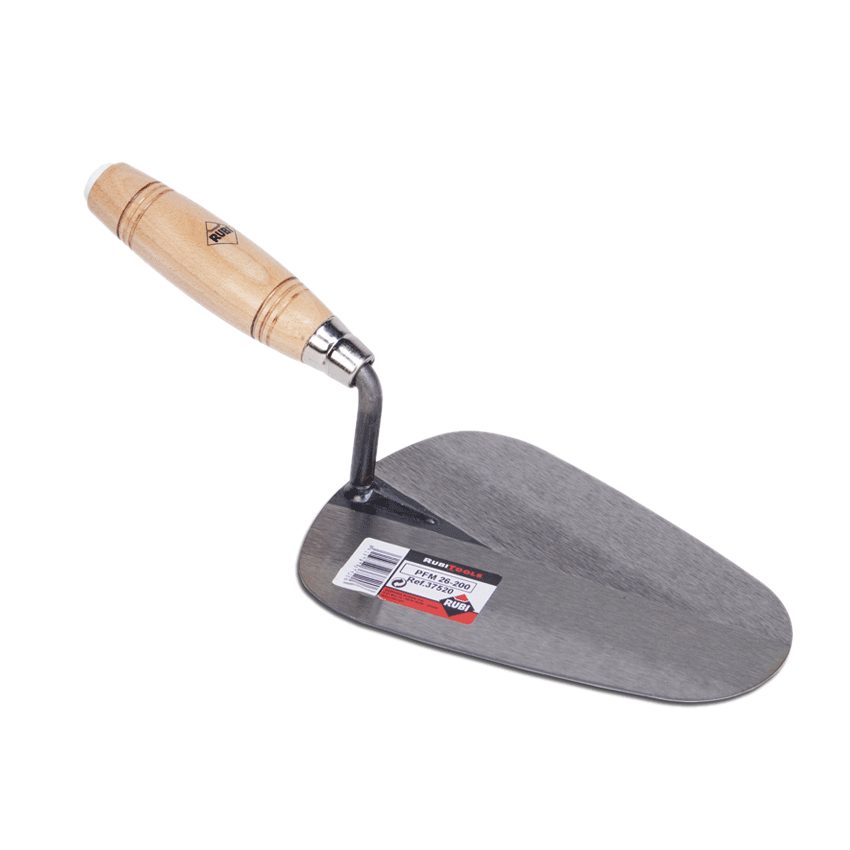 صورة مسطرين بناء بيد خشبية ستايل ايطالى مقاس 8"