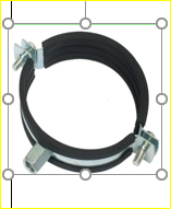 صورة قفيز فولاذى ربر 3 انش