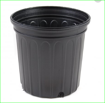 صورة YB-GP02A GALLON POT 1#.BLACK / اصيص النباتات والاشجار 2 جالون