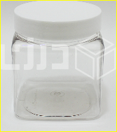 صورة برطمان 3 لتر ابيض بغطاء ابيض