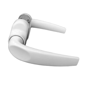 صورة يدة المونيوم باب لون ابيض