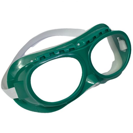 صورة نظارة امان خضراء بعدسة بيضاء