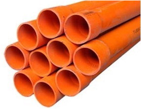 صورة   بايب 6 انش صرف احمر   بي في سي  (السمك 2.8مم + الطول 5.8 متر )