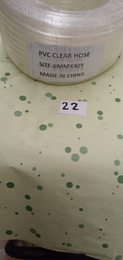 صورة هوز ابيض بي في سي  6  مللي * 40 يارد صيني  22 - ميزان مياة