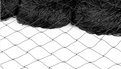 صورة شبك صيد لون اسود مقاس صغير جدا 2م * 25م
