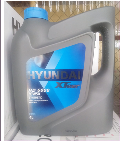 صورة زيت  ديزل هيونداي 20/50 4 لتر 