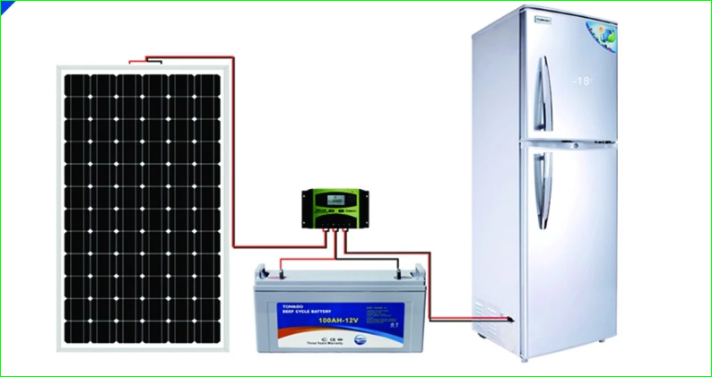 صورة طقم ثلاجة شمسيه كامله موديل رقم TBR-180