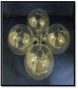 صورة فازة كور على شكل +