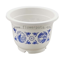 صورة AA255x180+210x30   /  إناء  زينه ابيض * ازرق فاخر