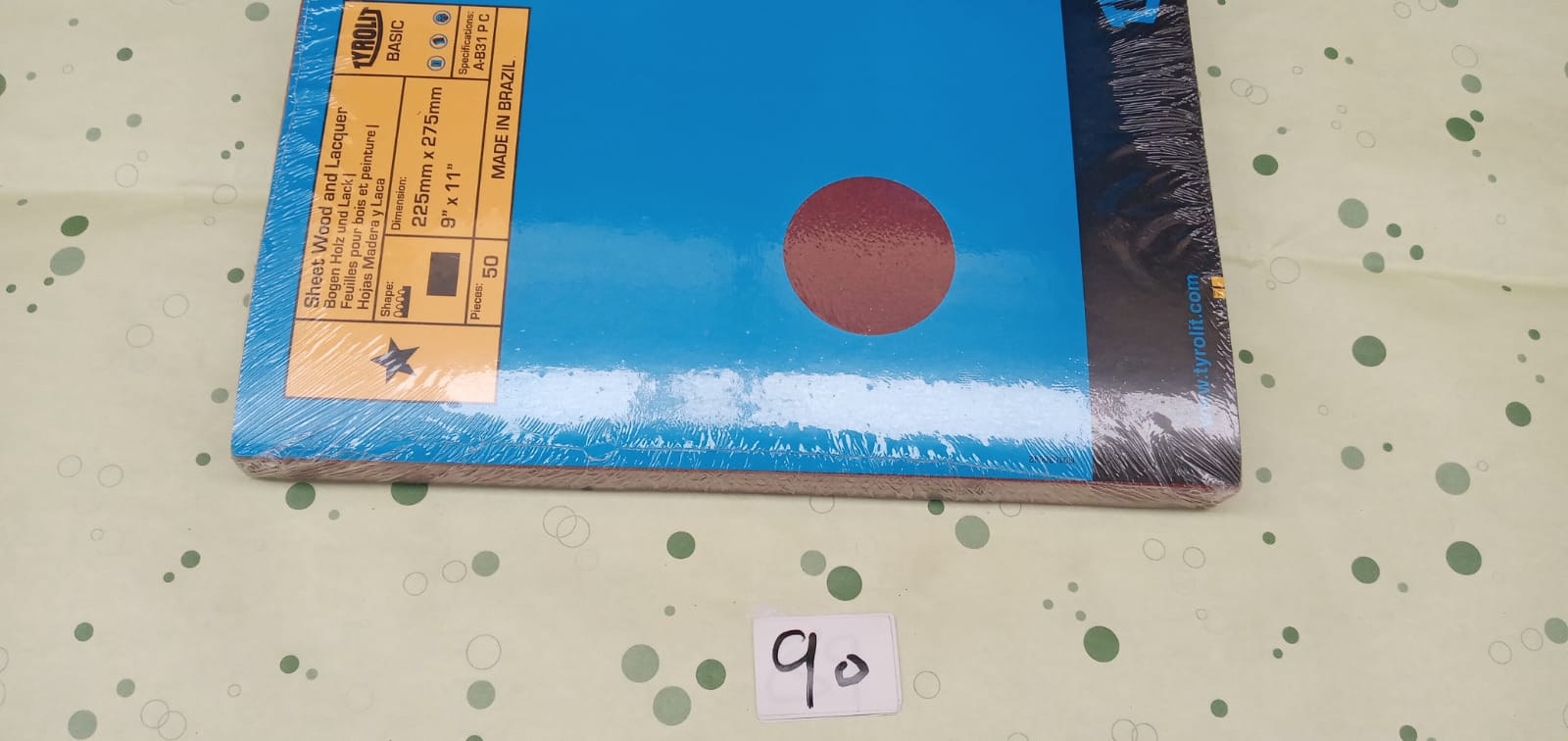 صورة ورق سنفره اصفر   A 150  برازيللي  90