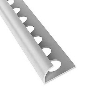 صورة زاوية سيراميك بلاستيك لون رمادى فاتح 9 ملى