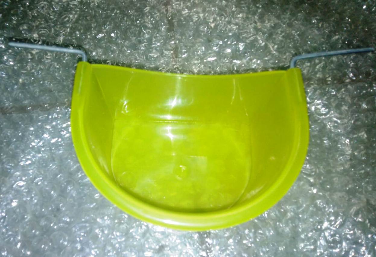 صورة مشارب طيور نصف دائرة صغيرة (اصفر+اخضر+برتقالي+ازرق) تايلاندي