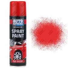 صورة اسبراي صبغ اللون احمر