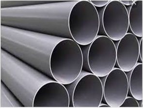 صورة  بايب 2 انش صرف رمادي  بي في سي   (السمك 3 مم + الطول 5.8 متر )