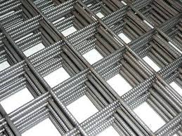 صورة concrete rinforcment wire mesh 2mtr * 1 mtr  شبك التسليح الخرساني 2 متر  * 1 متر 