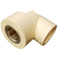 صورة كوع حار ابيض 3/4" سن داخلى نحاس