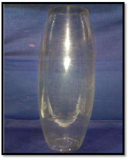 صورة فازه زجاجيه الشكل اسطواني 